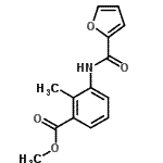 CAS#: 641604-61-7, Methyl 3-(2-furoylamino)-2-methylbenzoate