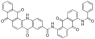 CAS#: 6417-38-5, N-[5-(Benzoylamino)-9,10-Dihydro-9,10-Dioxoanthryl]-5,8,13,14-Tetrahydro-5,8,14-Trioxonaphth[2,3-c]Acridine-10-Carboxamide