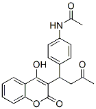 CAS#: 64180-11-6, N-(4-(1-(4-Hydroxy-2-Oxo-2H-1-Benzopyran-3-Yl)-3-Oxobutyl)Phenyl)Acetamide