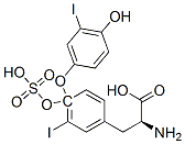CAS 登录号：64192-57-0， 3,3'-二碘甲状腺素-4-硫酸酯