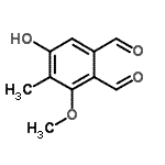 CAS#: 642-27-3, 5-Hydroxy-3-Methoxy-4-Methylphthalaldehyde