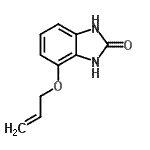 CAS 登录号：64208-36-2， 4-(烯丙氧基)-1,3-二氢-2H-苯并咪唑-2-酮