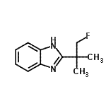 CAS 登录号：64241-73-2， 2-(1-氟-2-甲基-2-丙基)-1H-苯并咪唑