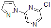 CAS#: 642459-09-4, 2-Chloro-6-(1H-Pyrazol-1-Yl)-Pyrazine