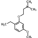 CAS 登录号：642494-83-5， 2-(2-乙基-5-甲氧基苯氧基)-N,N-二甲基乙胺