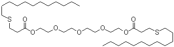 CAS 登录号：64253-30-1， 3-(十二烷基硫代)-丙酸 1,1'-[氧基二(2,1-乙二基氧基-2,1-乙二基)]酯