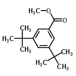CAS 登录号：64277-87-8， 甲基3,5-二(2-甲基-2-丙基)苯甲酸酯