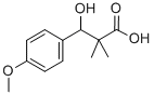 CAS 登录号：64284-35-1， 2,2-二甲基-3-羟基-3-(4-甲氧基苯基)丙酸
