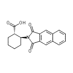 CAS#: 642995-16-2, (1S,2S)-2-(1,3-Dioxo-1,3-dihydro-2H-benzo[f]isoindol-2-yl)cyclohexanecarboxylic acid