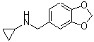 CAS#: 643007-93-6, N-(1,3-Benzodioxol-5-ylmethyl)cyclopropanamine