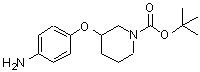 CAS 登录号：643087-95-0， 3-(4-氨基苯氧基)哌啶-1-羧酸叔丁酯
