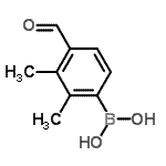 CAS 登录号：643093-74-7， (4-甲酰基-2,3-二甲基苯基)硼酸