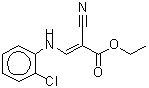 CAS#: 64317-75-5, Ethyl (2E)-3-[(2-chlorophenyl)amino]-2-cyanoacrylate