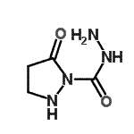 CAS#: 64341-42-0, 5-Oxo-1-pyrazolidinecarbohydrazide