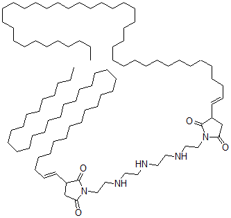 CAS 登录号：64346-93-6， 1-[2-[[2-[[2-[[2-[3-(四十二烷基)-2,5-二氧代-1-吡咯烷基]乙基]氨基]乙基]氨基]乙基]氨基]乙基]-3-(三十六烷基)吡咯烷-2,5-二酮