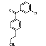 CAS 登录号：64358-13-0， (3-氯苯基)(4-丙基苯基)甲酮
