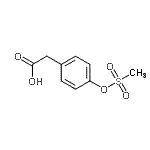 CAS#: 64369-79-5, {4-[(Methylsulfonyl)oxy]phenyl}acetic acid