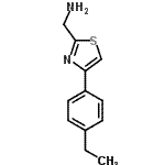 CAS 登录号：643723-71-1， 1-[4-(4-乙基苯基)-1,3-噻唑-2-基]甲胺