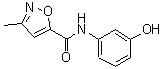 CAS 登录号：64384-94-7， N-(3-羟基苯基)-3-甲基-1,2-恶唑-5-甲酰胺