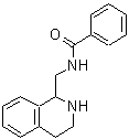 CAS 登录号：64411-74-1， N-(1,2,3,4-四氢-1-异喹啉基甲基)苯甲酰胺