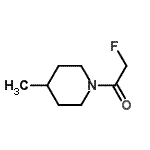 CAS 登录号：6442-81-5， 2-氟-1-(4-甲基-1-哌啶基)乙酮
