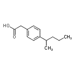 CAS#: 64451-69-0, [4-(2-Pentanyl)phenyl]acetic acid