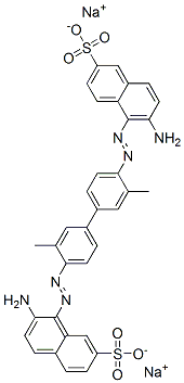 CAS#: 6448-80-2, 6-Amino-5-[[4'-[(2-Amino-7-Sulfo-1-Naphtyl)Azo]-3,3'-Dimethyl-1,1'-Biphenyl-4-Yl]Azo]-2-Naphthalenesulfonic Acid Disodium Salt