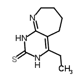 CAS#: 644950-96-9, 4-Ethyl-1,3,5,6,7,8-hexahydro-2H-pyrimido[4,5-b]azepine-2-thione