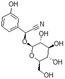 CAS 登录号：645-02-3， (S)-alpha-(beta-D-吡喃葡萄糖基氧基)-3-羟基苯乙腈