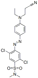 CAS#: 64501-19-5, 2,5-Dichloro-4-[[4-[(2-Cyanoethyl)Ethylamino]Phenyl]Azo]-N,N-Dimethylbenzenesulphonamide