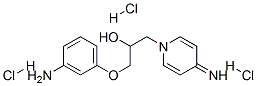 CAS 登录号：64511-94-0， 1-(3-氨基苯氧基)-3-(4-亚氨基吡啶-1-基)丙-2-醇三盐酸盐