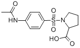CAS 登录号：64527-22-6， 1-{[4-(乙酰氨基)苯基]磺酰基}吡咯烷-2-羧酸