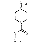 CAS#: 64574-95-4, N,4-Dimethyl-1-piperazinecarbothioamide