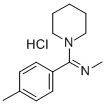 CAS 登录号：64594-09-8， 1-((甲基亚胺)(4-甲基苯基)甲基)-哌啶单盐酸盐