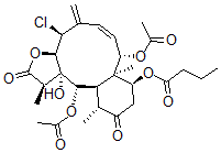 CAS 登录号：64597-86-0， (-)-Ptilosarcone