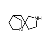 CAS#: 646055-82-5, Spiro[1-azabicyclo[2.2.1]heptane-2,3'-pyrrolidine]