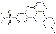 CAS 登录号：64610-60-2， N,N,10-三甲基-1-(4-甲基-1-哌嗪基)-10H-哒嗪并[4,5-b][1,4]苯并恶嗪-7-磺酰胺