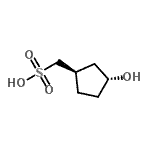 CAS#: 64646-23-7, [(1R,3R)-3-Hydroxycyclopentyl]methanesulfonic acid