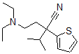 CAS#: 64647-31-0, alpha-[2-(Diethylamino)Ethyl]-alpha-(1-Methylethyl)-2-Thiopheneacetonitrile