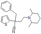CAS 登录号：64647-38-7， 2,6-二甲基-alpha-(苯基甲基)-alpha-(2-噻吩基)-1-哌啶丁腈
