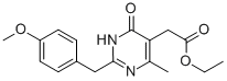 CAS#: 64677-99-2, Ethyl [2-(4-Methoxybenzyl)-4-Methyl-6-Oxo-1,6-Dihydro-5-Pyrimidinyl]Acetate