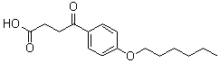 CAS#: 64779-14-2, 4-(Hexyloxy)-gamma-Oxo-Benzenebutanoic Acid