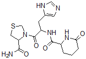 CAS 登录号：64784-01-6， 3-[3-(1H-咪唑-5-基)-2-[(6-氧代哌啶-2-羰基)氨基]丙酰]-1,3-噻唑烷-4-甲酰胺