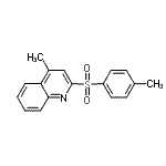 CAS#: 64789-03-3, 4-Methyl-2-[(4-methylphenyl)sulfonyl]quinoline