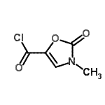 CAS#: 64843-29-4, 3-Methyl-2-oxo-2,3-dihydro-1,3-oxazole-5-carbonyl chloride
