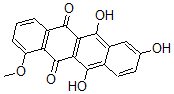 CAS 登录号：64845-67-6， 7,8-去氢-9,10-脱乙酰基阿霉素酮