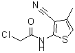 CAS 登录号：648859-02-3， 2-氯-N-(3-氰基-4-甲基-2-噻吩基)乙酰胺