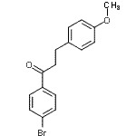 CAS#: 648903-46-2, 1-(4-Bromophenyl)-3-(4-methoxyphenyl)-1-propanone