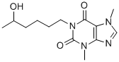 CAS 登录号：6493-06-7， 羟基己酮可可豆碱