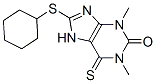 CAS 登录号：6493-42-1， 8-(环己基硫代)-1,3-二甲基-6-硫代-1,6-二氢-7H-嘌呤-2(3H)-酮